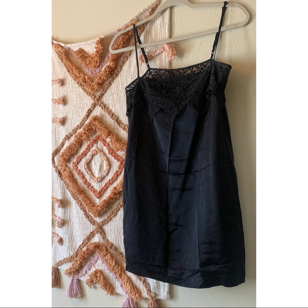 Reformation Silky Lace Mini Dress XS